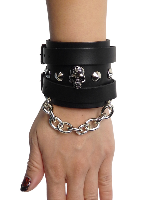 BLACK PUNK BELT リストバンド ｜SEX POT® OFFICIAL WEB SHOP｜パン