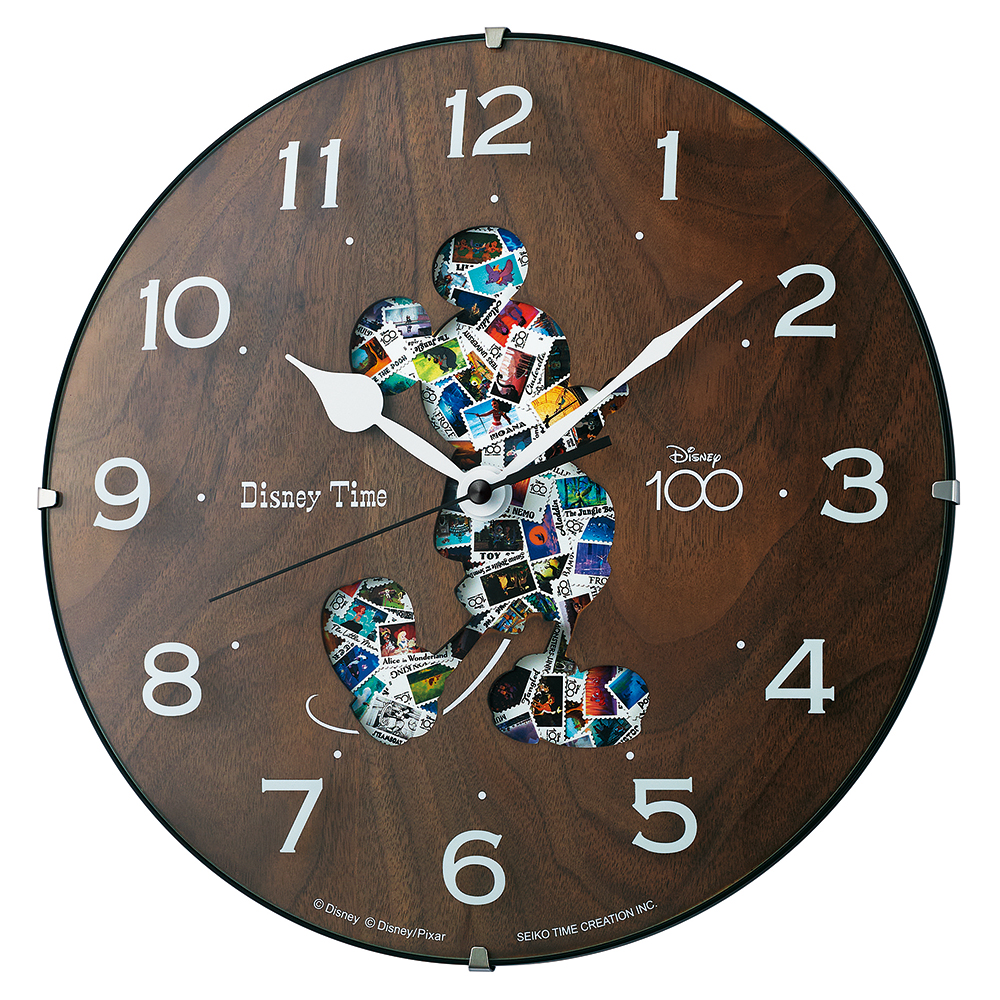 ディズニー100周年を祝したクラシカルな掛時計を200台限定で発売