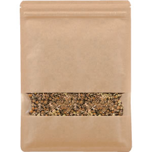 チャック付クラフト平袋 窓付 170×230: 袋・ラミネート袋｜包装資材