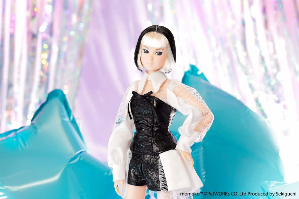 モモコドール】momoko DOLL GIRL POP blue star B&W Ver. | ぬいぐるみ