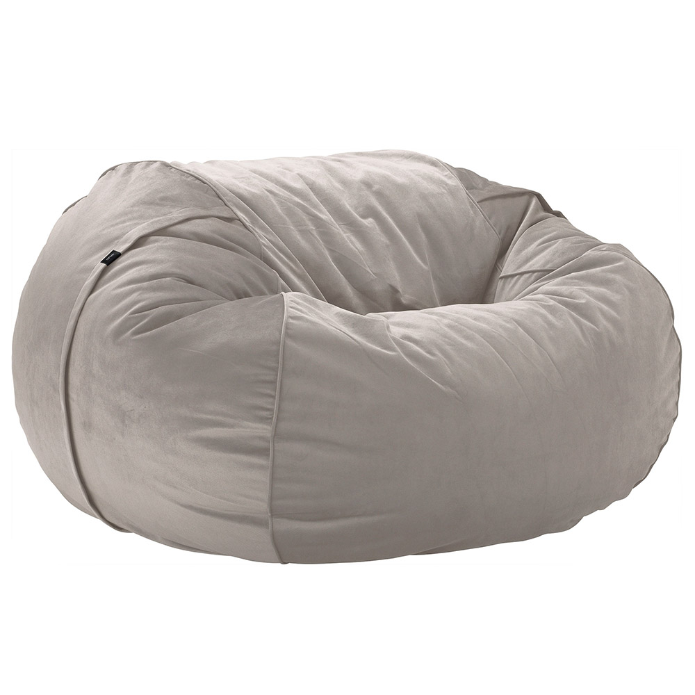 フェットサックL / ベルベット ライトグレーvetsak（フェットサック