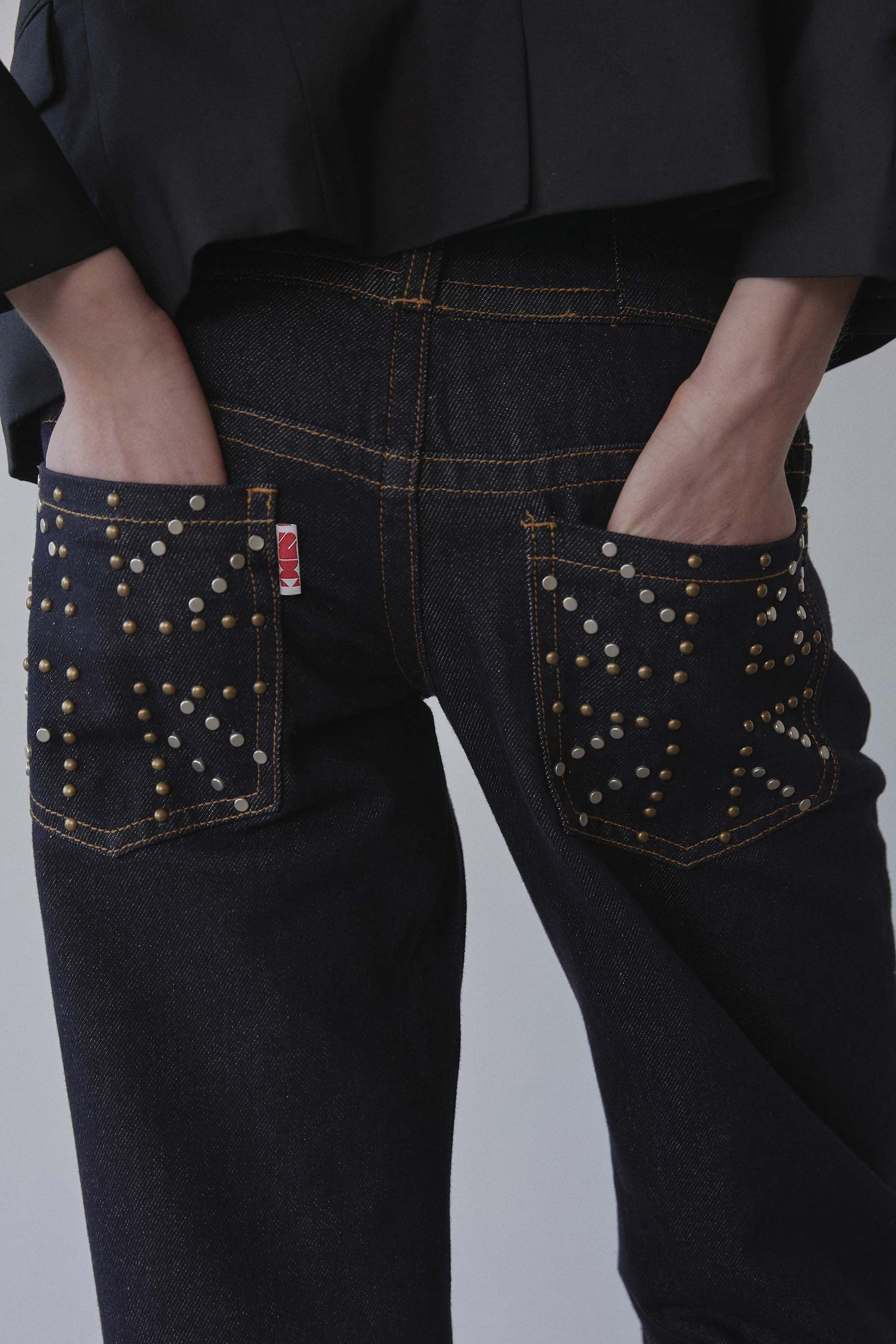 SCULPTOR Union Jack Engineered Denim Indigo – SeoulSeoul