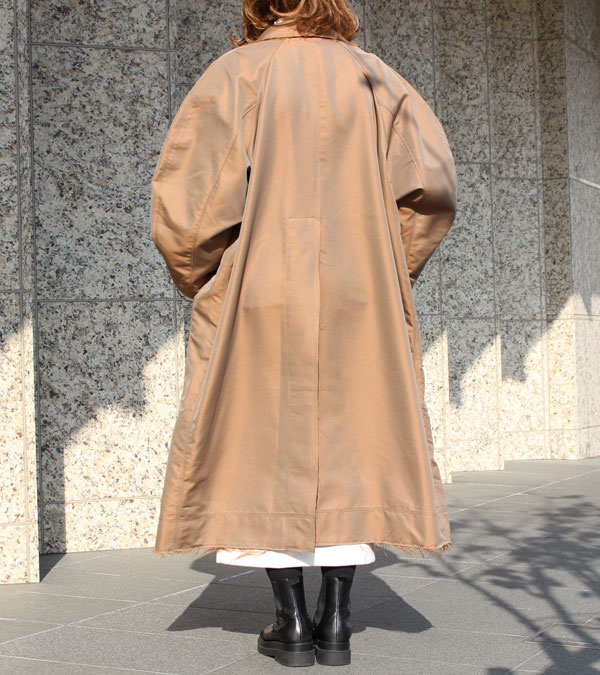 30%OFF！サテンツイルコート Satin Twill Coat《セール商品につき返品