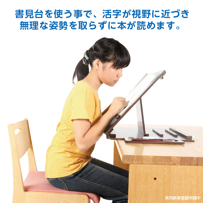 5131-8011) 書見台卓上タイプ 角度3段階 W500×D400mm 高さ39mm