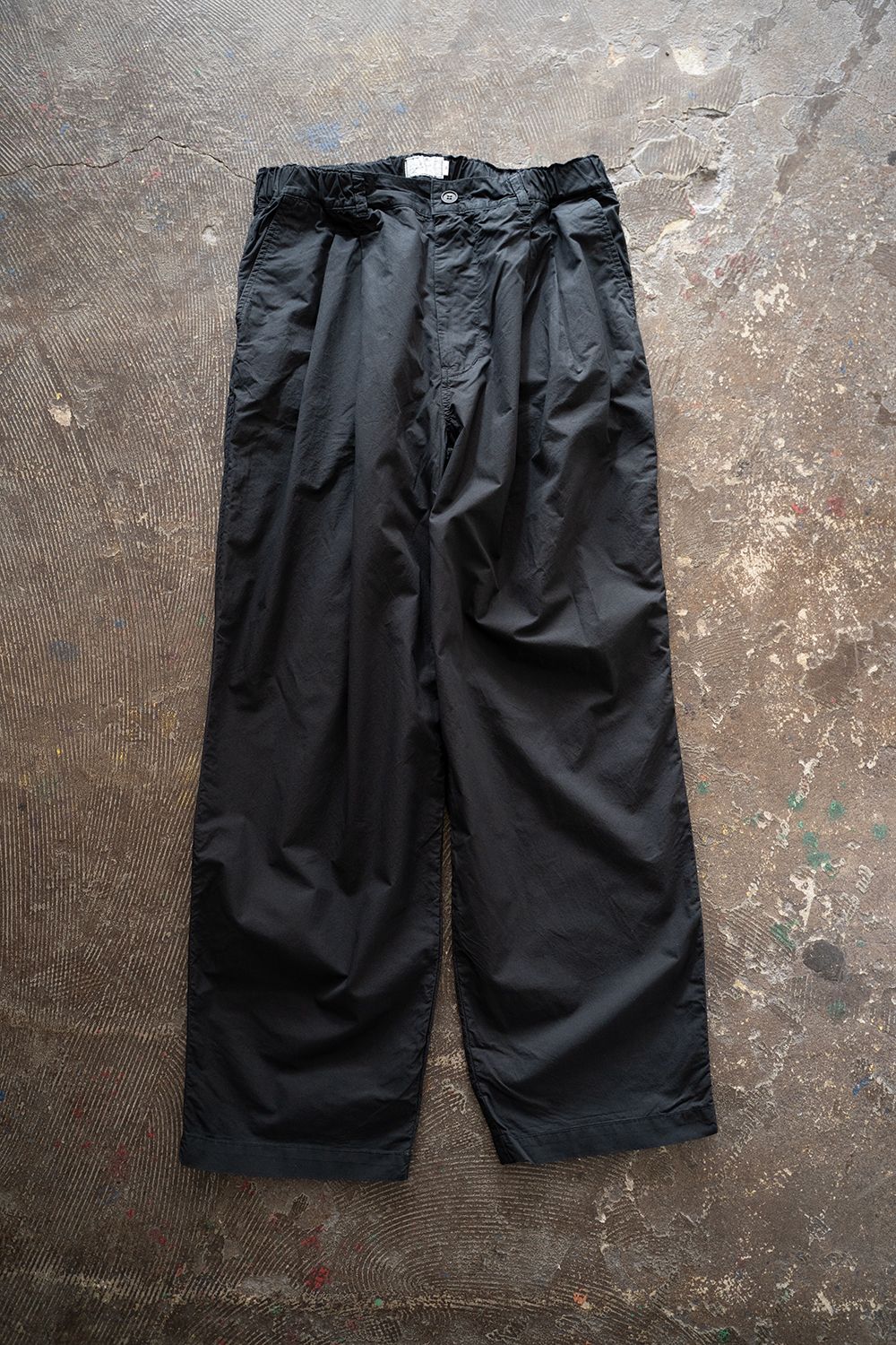 STILL BY HAND - 【25SS】ガーメントダイ2タックワイドテーパード