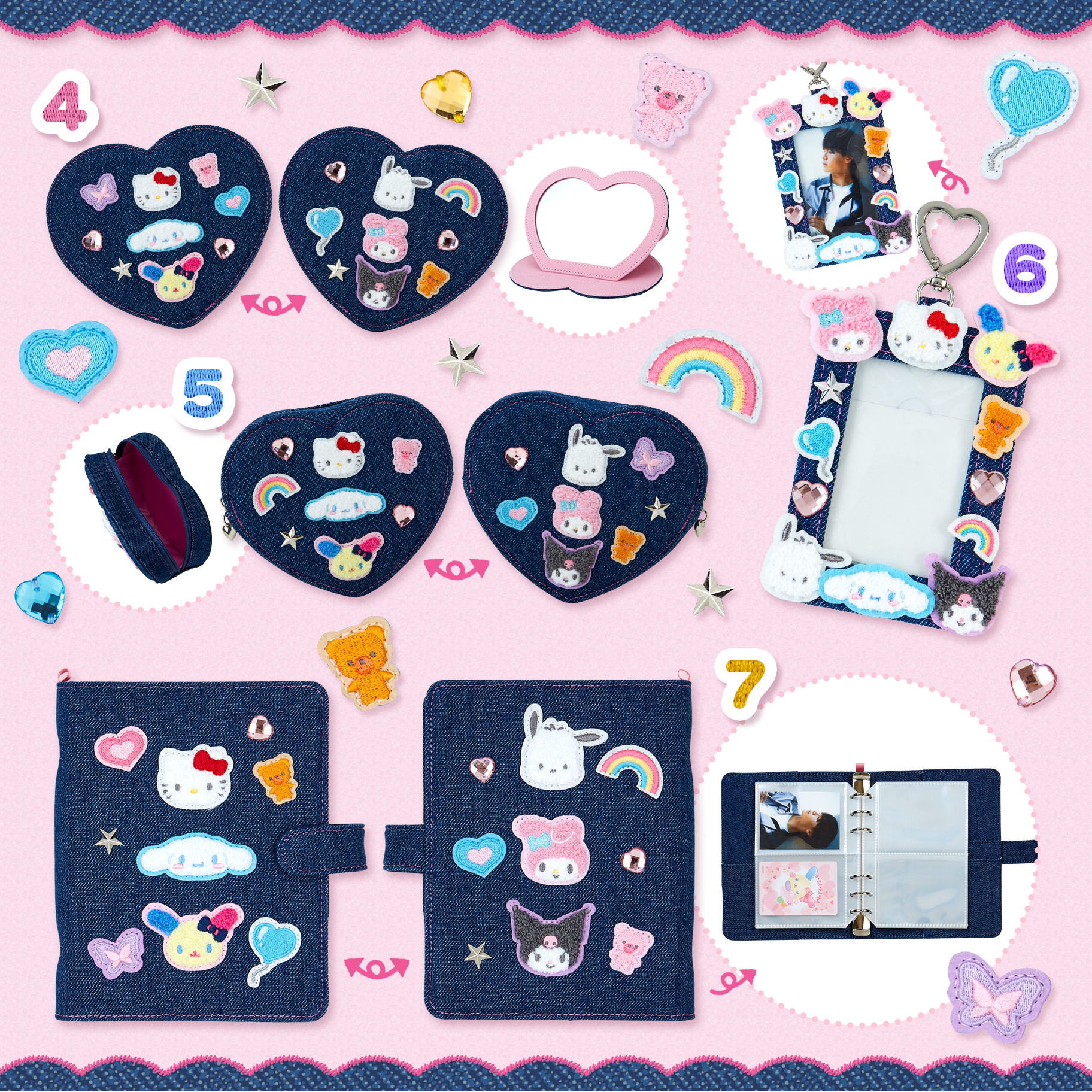 デニムワッペンデザインシリーズ｜サンリオ