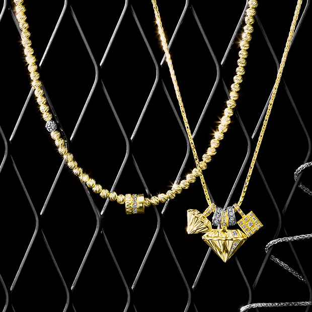 GOLD GLITTER NECKLACE(L)(5ZN0024)｜SJX公式ONLINE STORE