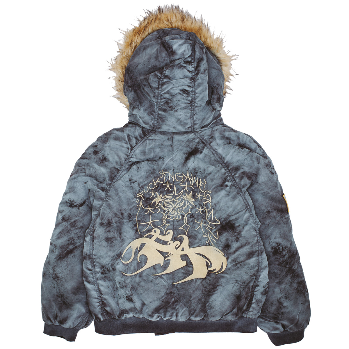 Fucking Awesome Savie Hooded Bomber Jacket Black | Skatestore