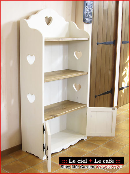 フレンチカントリー家具＆パイン家具本棚（ブックシェルフ）W70／Le