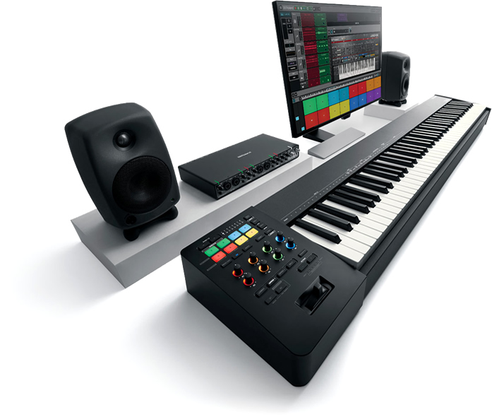 DTM】演奏性にこだわった高性能MIDIキーボード「Roland A-88mkII」が