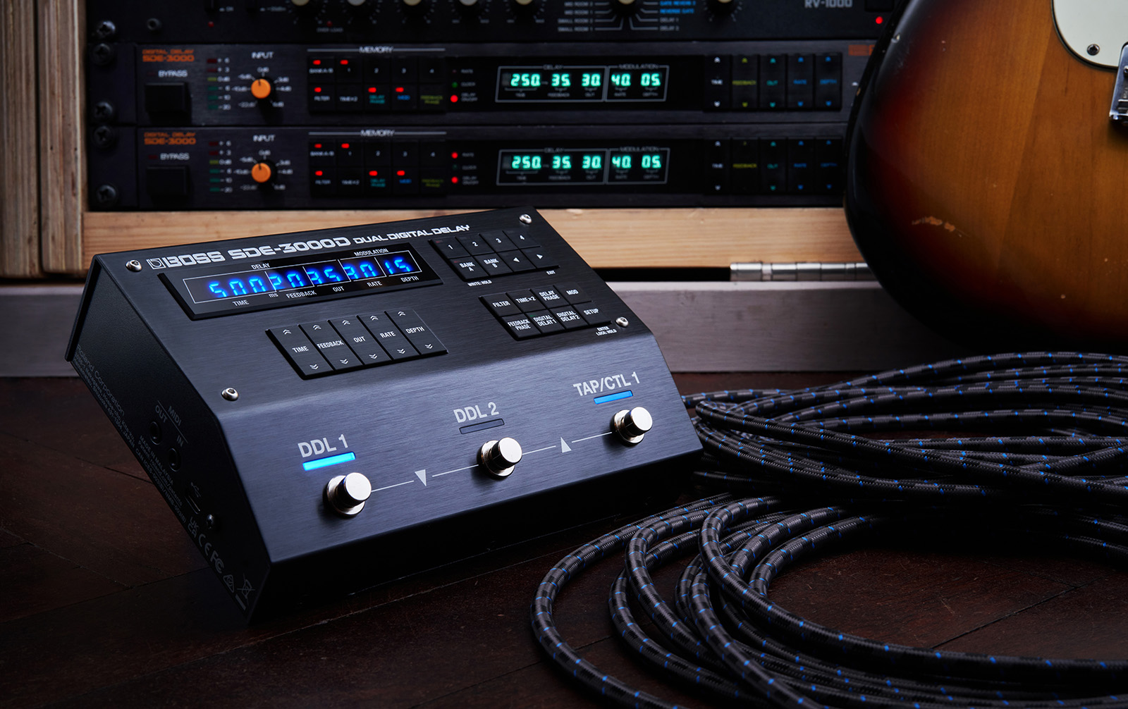 エフェクター / デジタルディレイ】「BOSS SDE-3000D」登場！【2023年5
