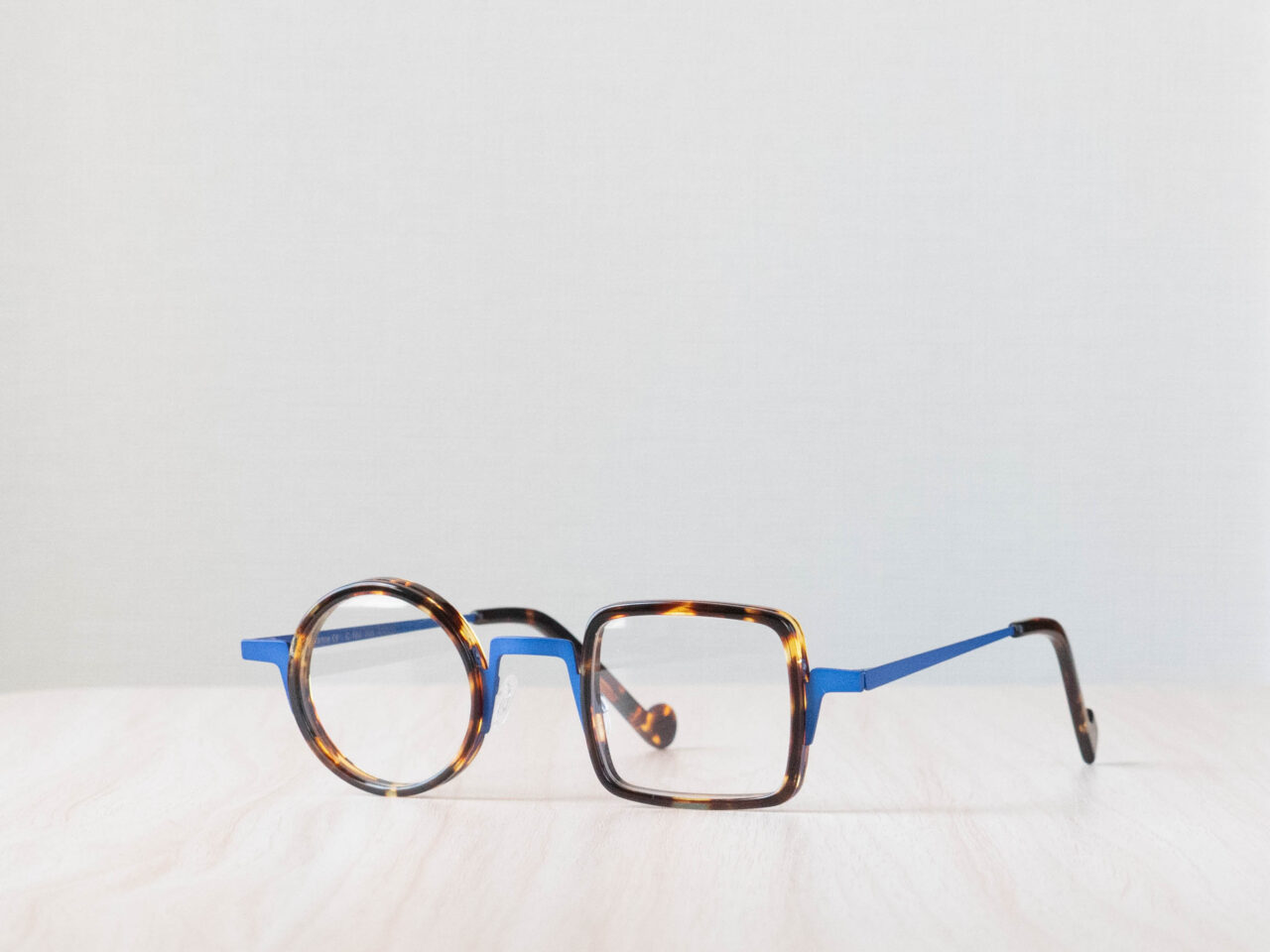 昭和初期 高級アンティーク丸眼鏡 河内屋 K10鼻あて ケース付｜1900's 戦前