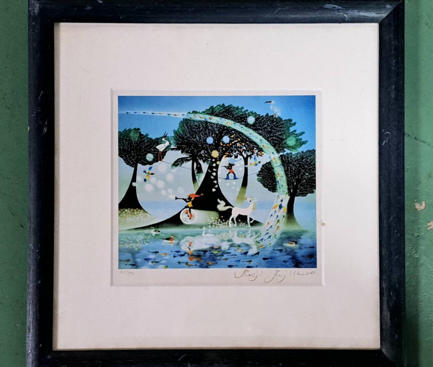 藤城清治 セリグラフ「生きるよろこび」 | 新栄堂