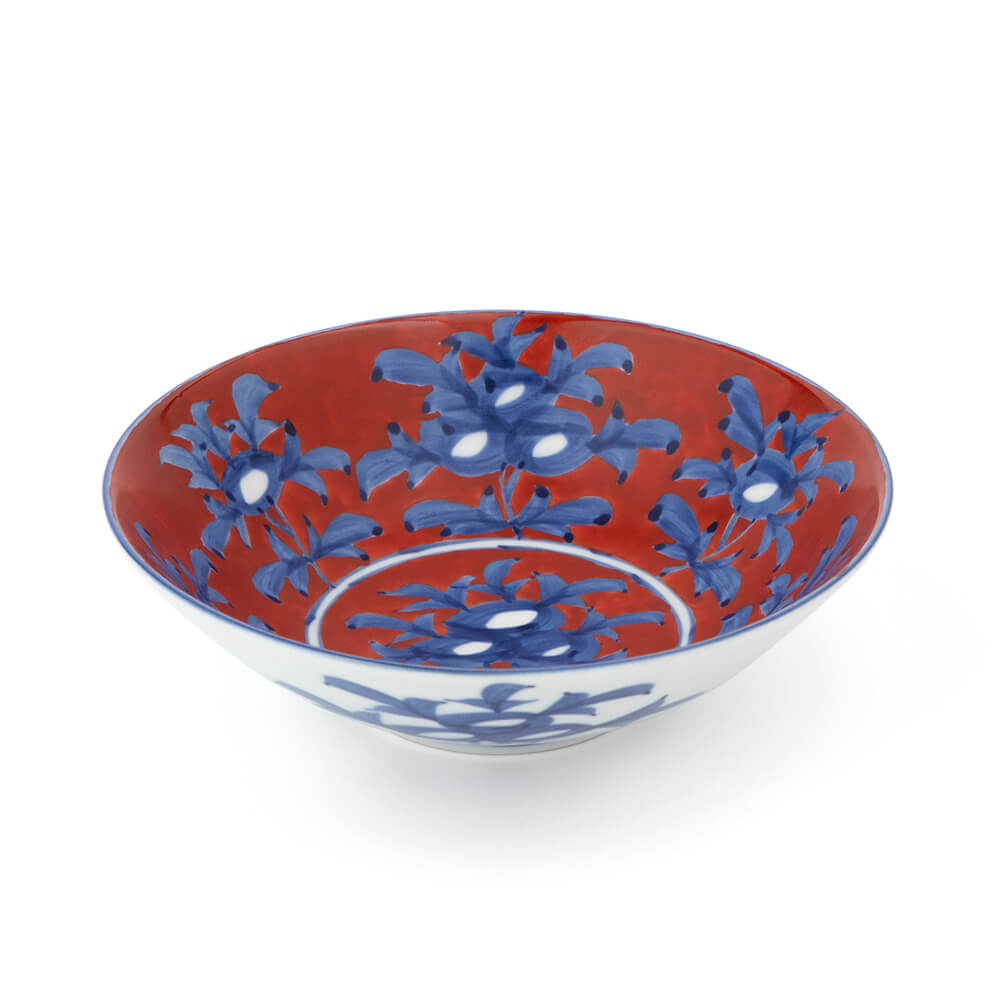 赤濃牡丹絵 鉢 ｜ 有田焼の源右衛門窯公式オンラインショップ