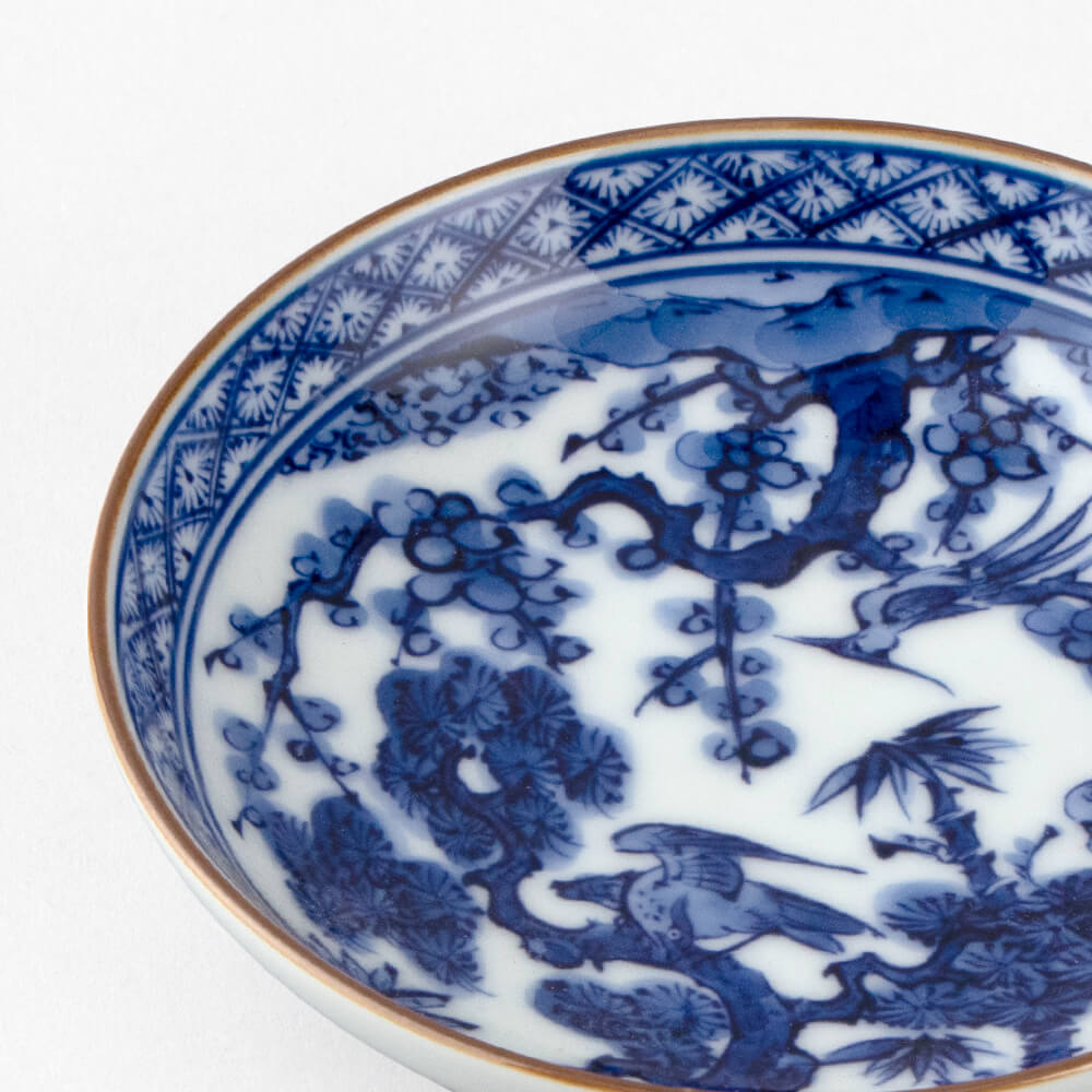 祥瑞手松竹梅 小皿 ｜ 有田焼の源右衛門窯公式オンラインショップ