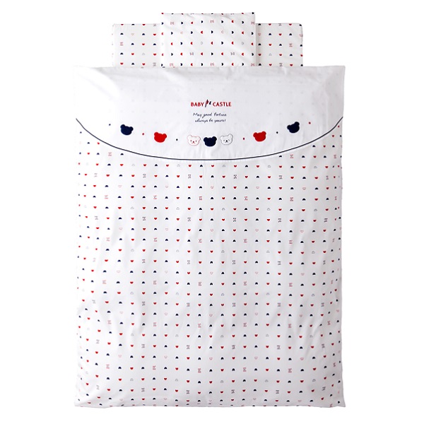 赤ちゃんの城〉ベビー布団セット トリコロール - まるひろオンライン