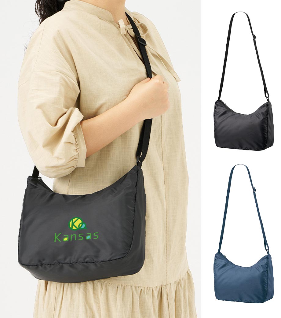 ラウンドポリショルダーバッグ｜最安値￥385|ほしい！ノベルティ