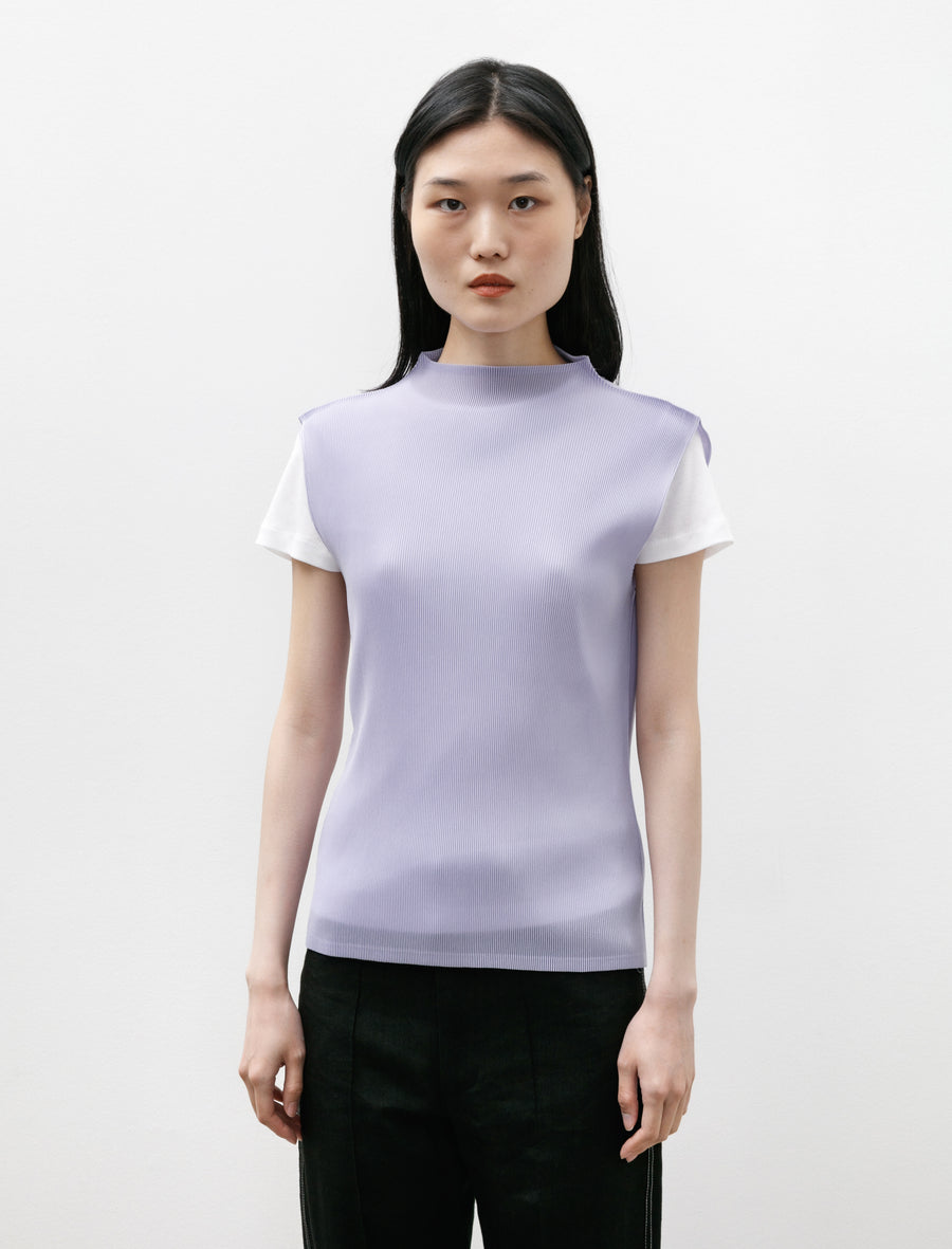 Pleats Please by Issey Miyake Mist Mockneck Light Blue – Neighbour