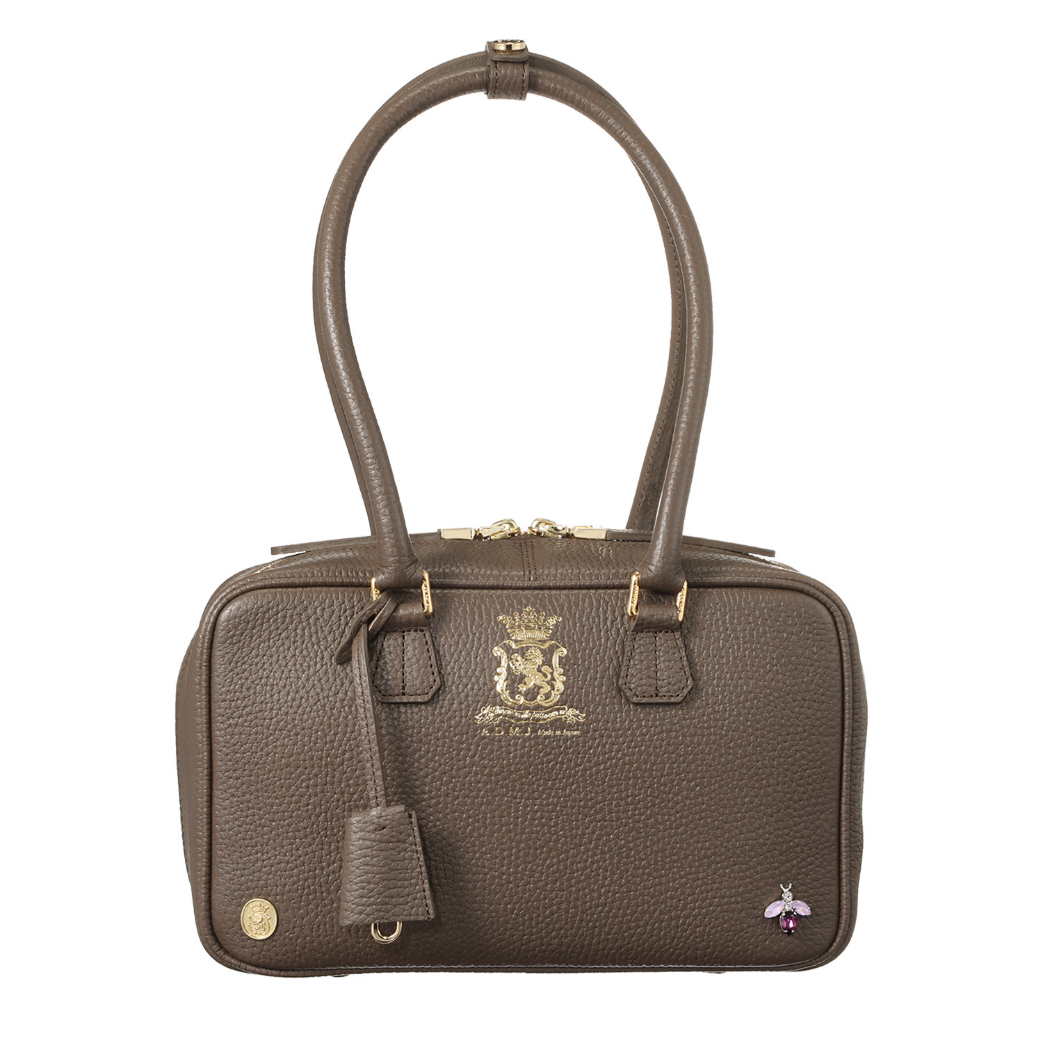 エーディーエムジェイ 牛革シュリンク型押し THE BEE ショルダー