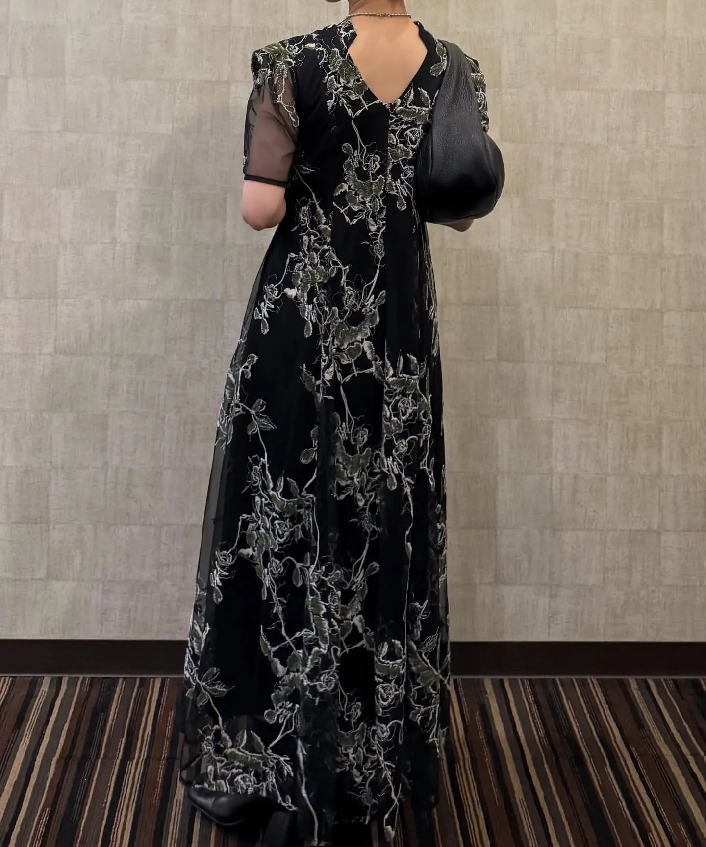 Sサイズ】2WAY WILD ROSE CANVAS ART DRESS Ameri VINTAGE（アメリ