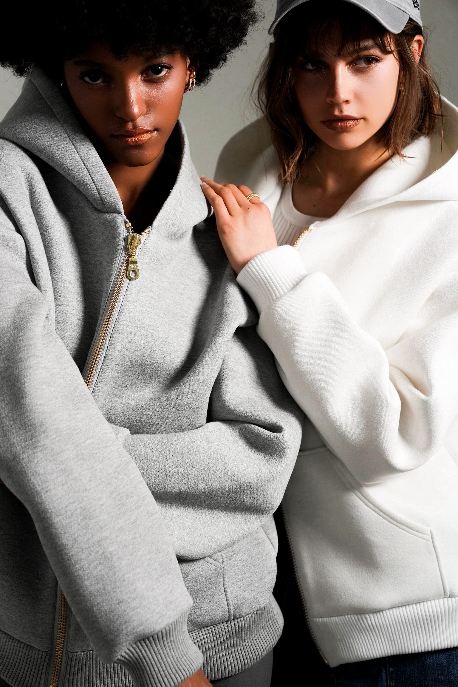 BIG double zip hoodie – shéller / シェリエ