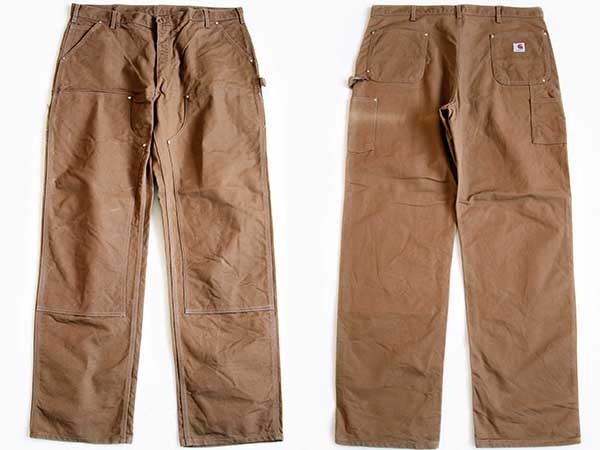 00s USA製 carharttカーハート ダック地 ダブルニー ペインターパンツ