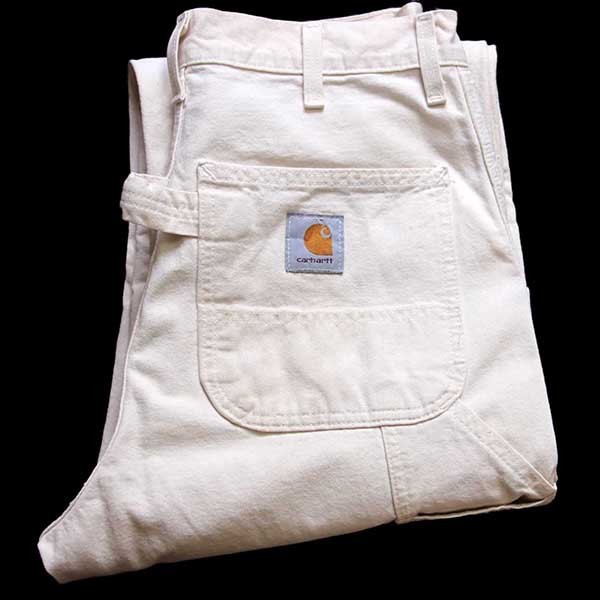 90s USA製 carharttカーハート コットン ペインターパンツ ペンキ飛び