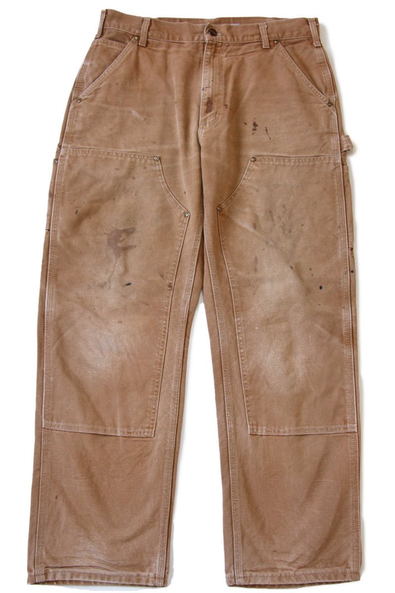 USA製 carharttカーハート ダブルニー ダック地 ペインターパンツ