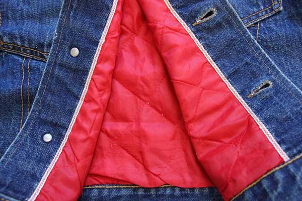 70s Sears ROEBUCKS キルティングライナー インディゴ デニム