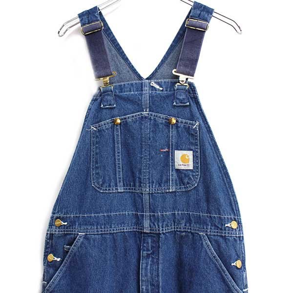 00s メキシコ製 carharttカーハート デニム オーバーオール w36 L32