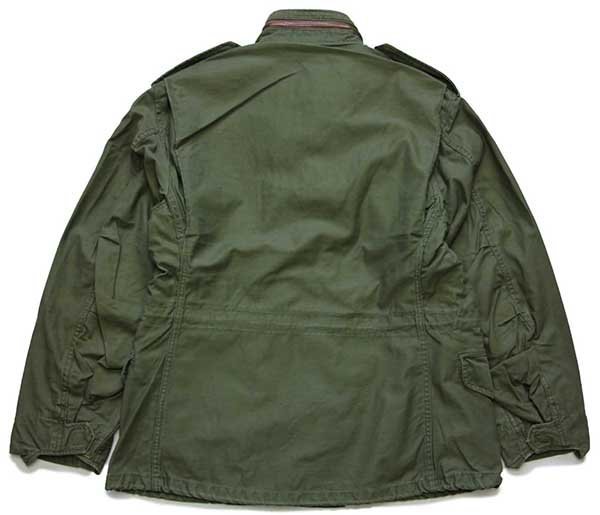 80s 米軍 U.S.ARMY パッチ付き M-65 フィールドジャケット オリーブ