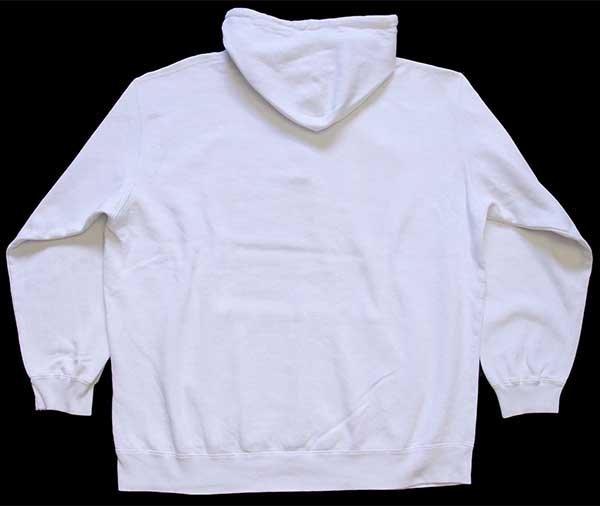 90s GAPギャップ 無地 ヘンリーネック スウェットパーカー 白 L