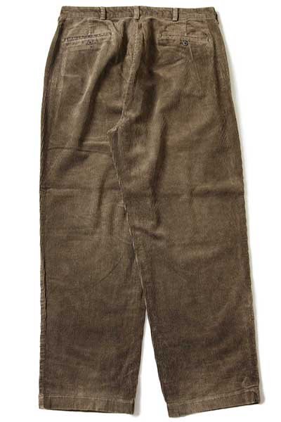 90s ポロ ラルフローレン ANDREW PANT ツータック 太畝 コーデュロイ