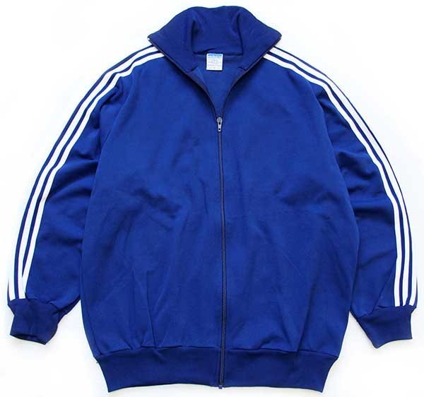 80s 西ドイツ製 adidasアディダス ハイネック 無地 トラックジャケット