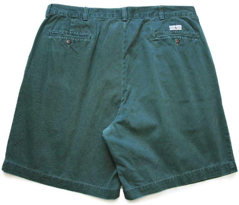 90s メキシコ製 ポロ ラルフローレン TYLER SHORT ツータック コットン
