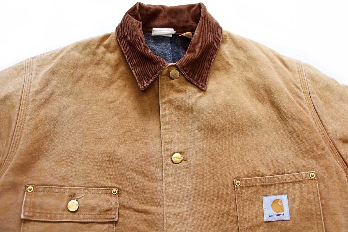 80s carharttカーハート ブランケットライナー ダック地 チョアコート