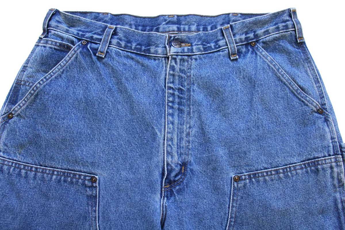 メキシコ製 carharttカーハート カットオフ ダブルニー デニム