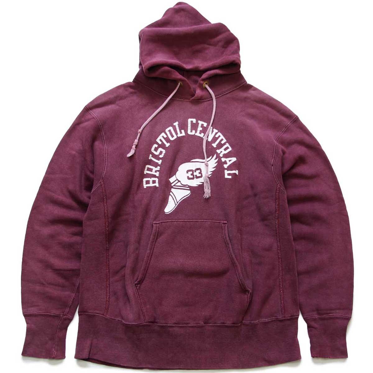 70s USA製 Championチャンピオン 単色タグ ウイングフット 33 リバース