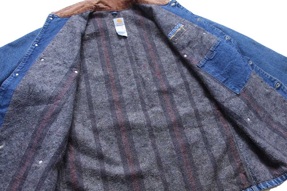00s USA製 carharttカーハート ANDRITZ 刺繍 ブランケットライナー