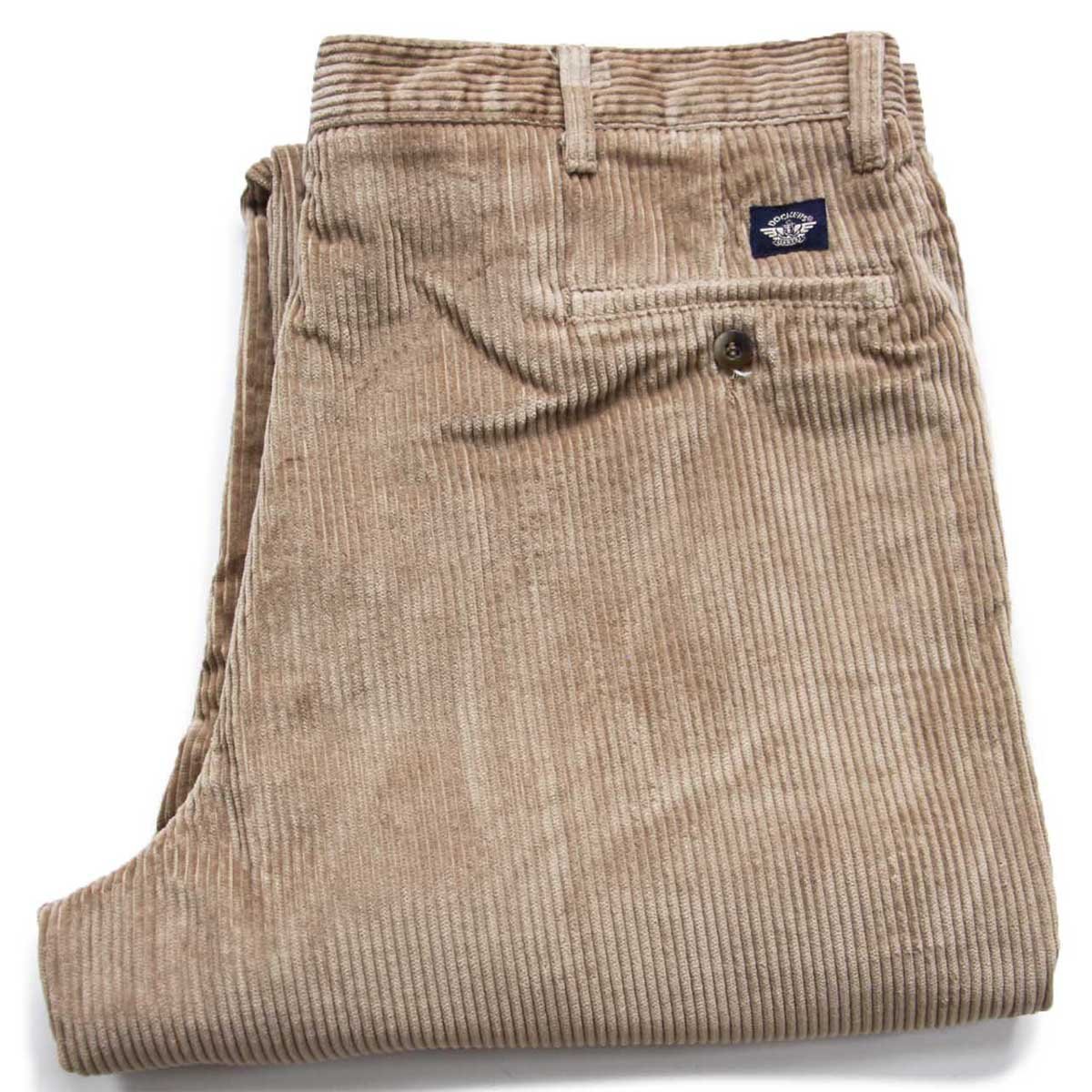 90s DOCKERSドッカーズ RELAXED FIT ツータック 太畝 コーデュロイ