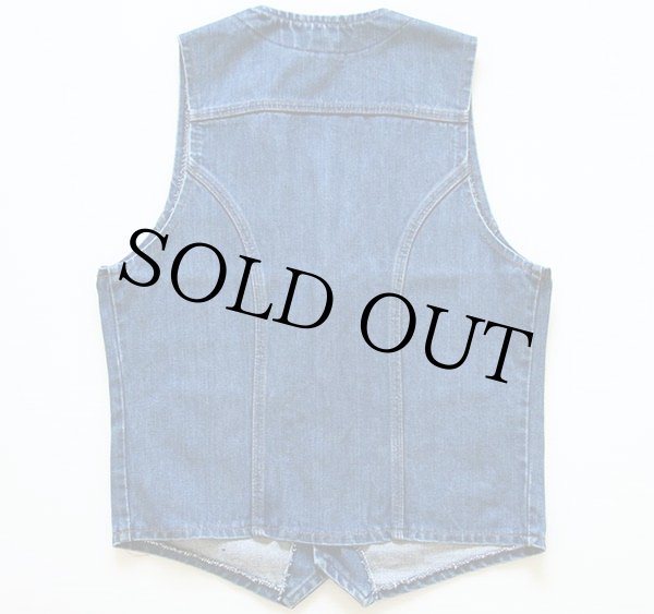 80s USA製 Wranglerラングラー デニムベスト M - Sixpacjoe Web Shop