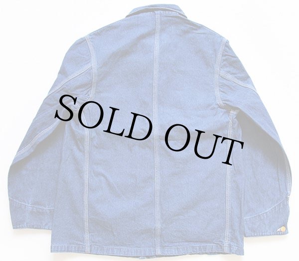 80s USA製 carharttカーハート デニム チョアコート カバーオール 40