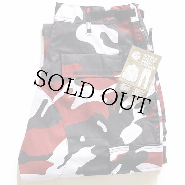 未使用☆ROTHCOロスコ ULTRA FORCE B.D.U. 迷彩 カーゴパンツ RED CAMO