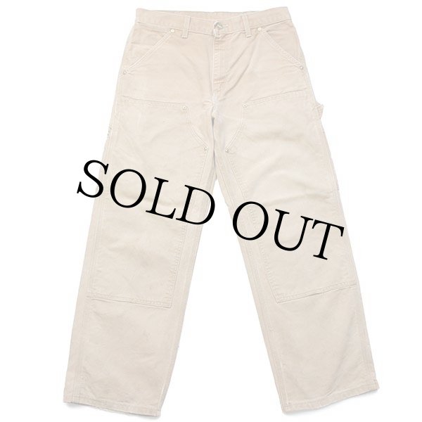 90s USA製 carharttカーハート ダブルニー ダック地 ペインターパンツ
