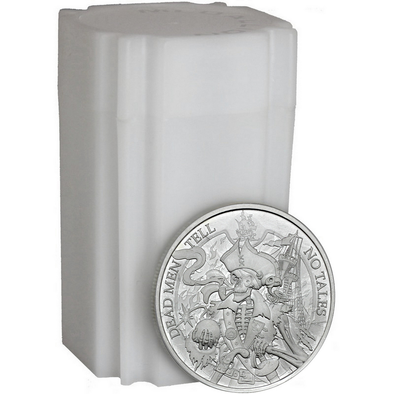 Dead Men Tell No Tales Silver 1oz .999 Round 20pc | SilverTowne