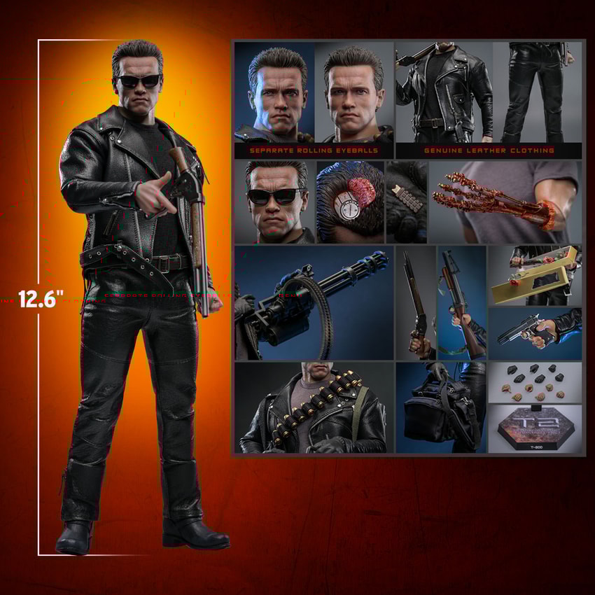 T-800 (2.0) Sixth Scale Figure by Hot Toys | Sideshow Collectibles