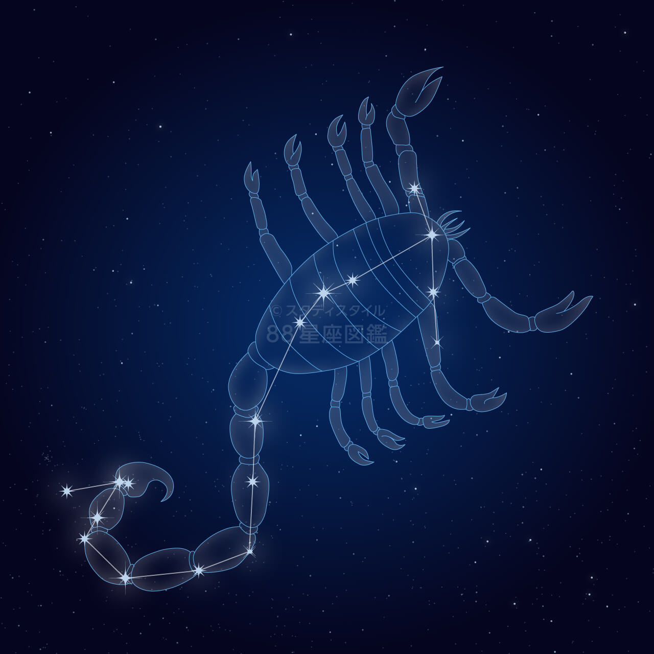 さそり座（蠍座）｜やさしい88星座図鑑