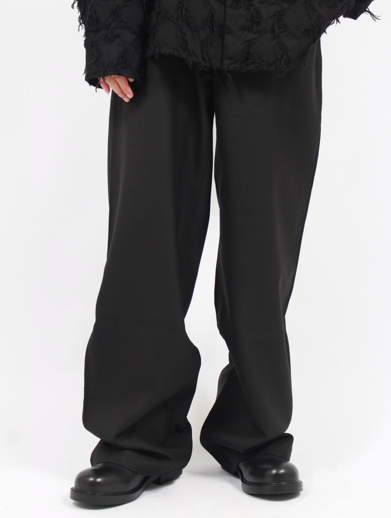 Séfr - 【25AW】ウールツイル ジロ トラウザー スラックス パンツ