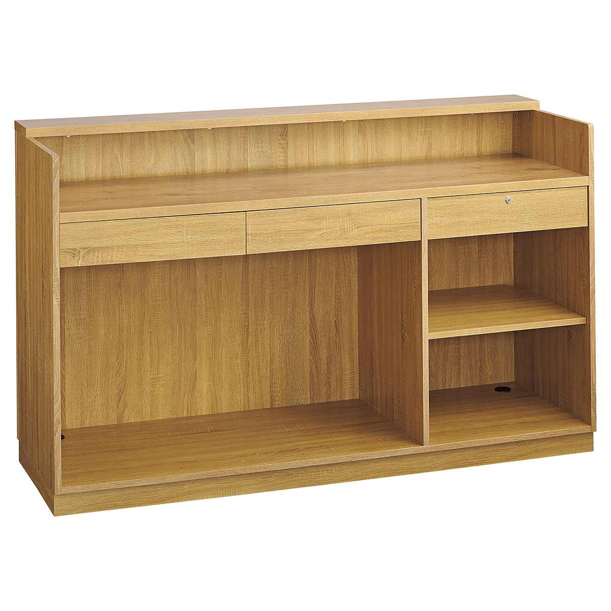 レジカウンター 小天板タイプ 幅180cm ラスティック柄〔ストエキ