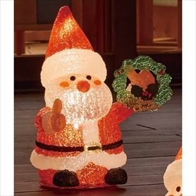 LEDモチーフライト【サンタの森】プレゼント 高さ51cm